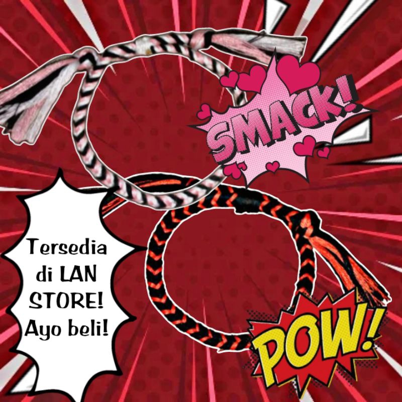 EDISI SPIDERMAN COUPLE  Gelang benang serut 