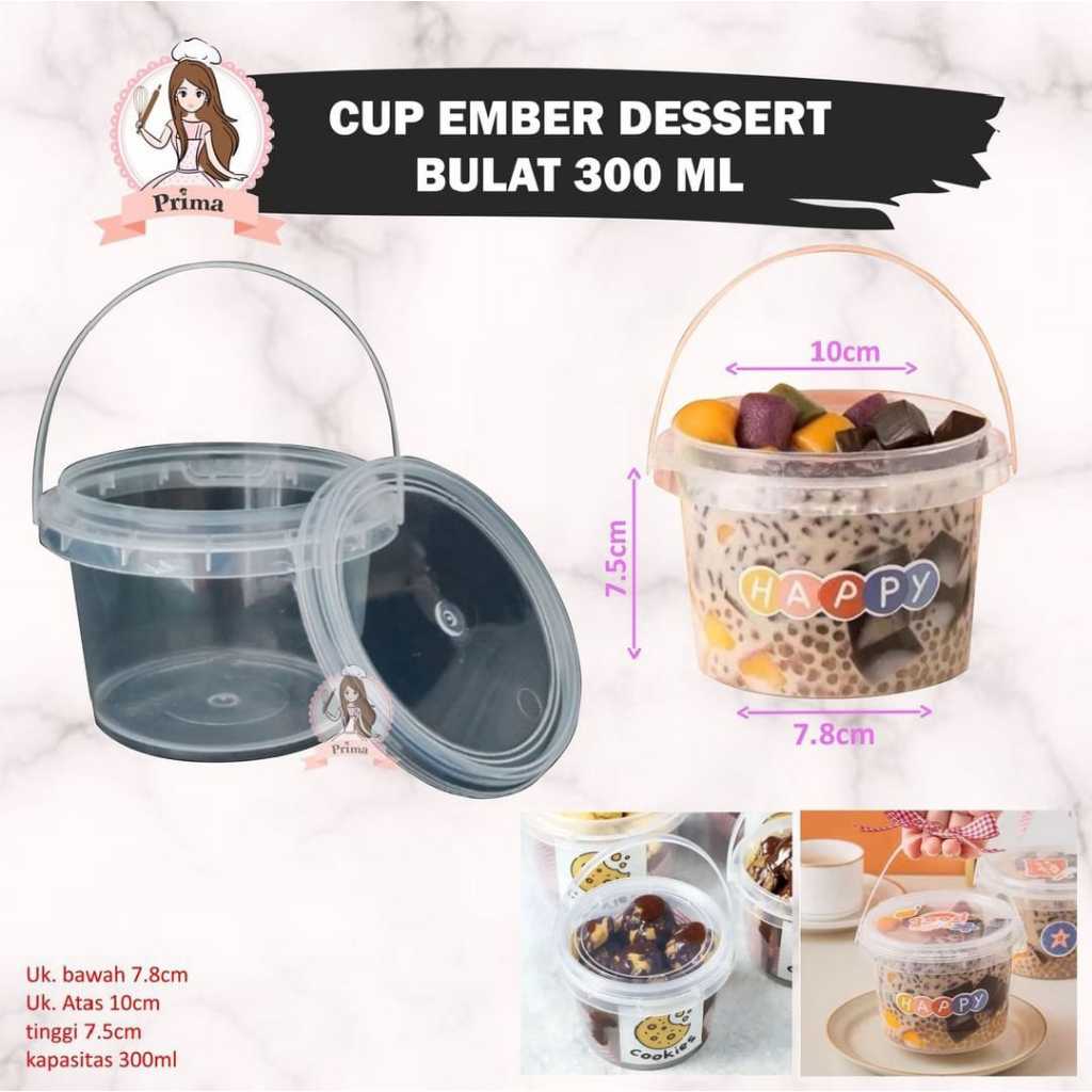 CUP EMBER DESSERT BULAT 300 ML (ISI 5 PCS)
