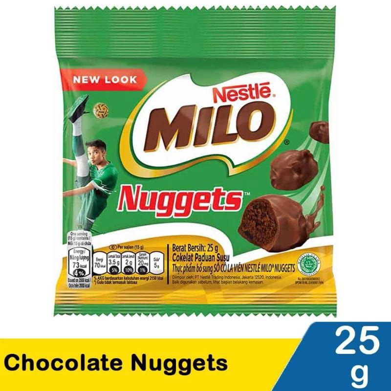 

Nestle Milo Coklat Nuggets Cemilan Instan 25gr