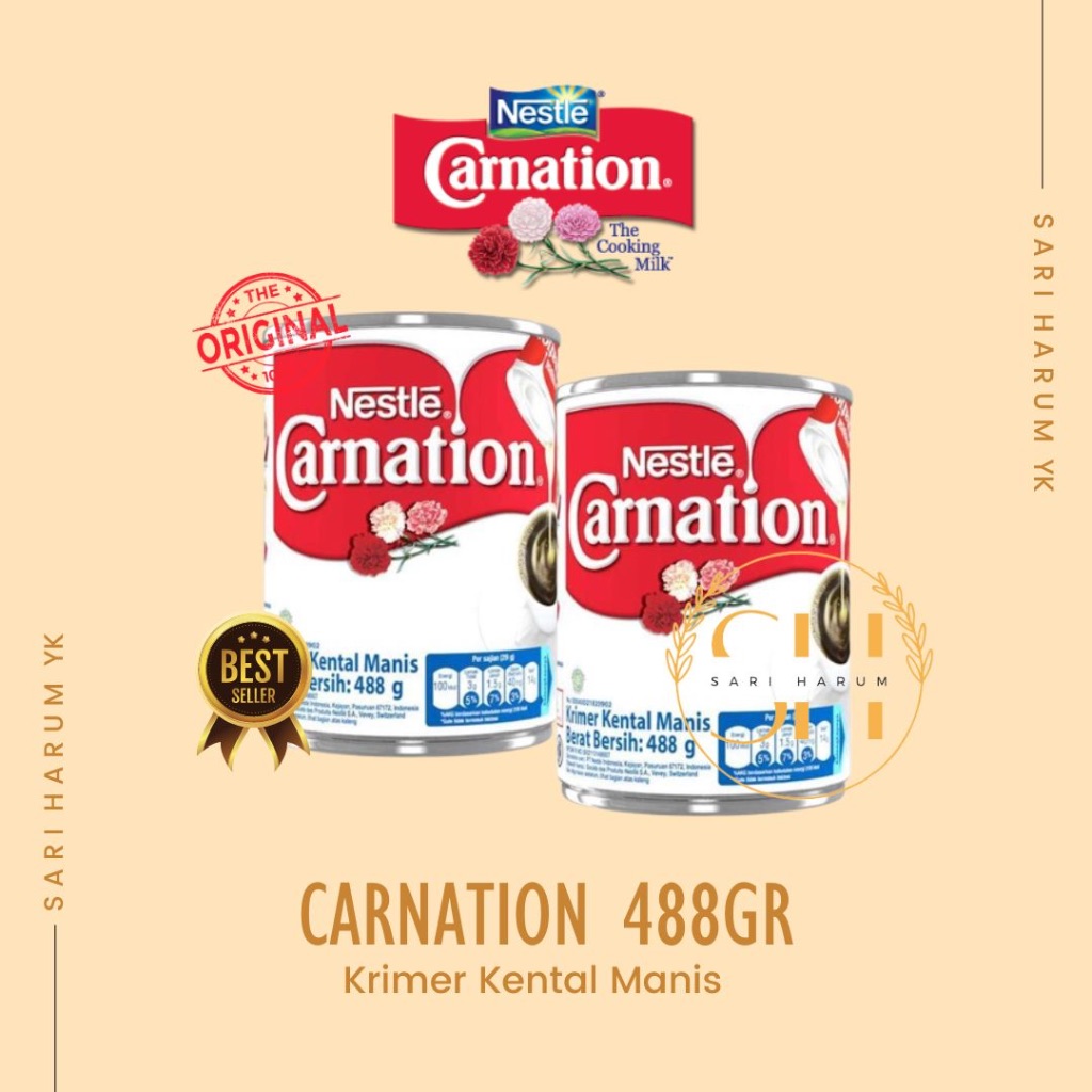 

Krimer | Krimer Kental Manis | Krimer Kaleng | Carnation krimer kental manis 488gr