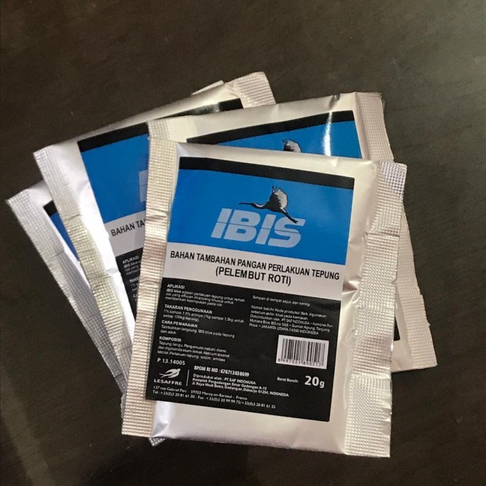 

IBIS pelembut roti kemasan sachet 20gram