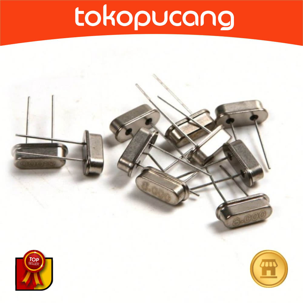 Crystal 4mhz 8mhz 12mhz 16mhz xtal kristal oscilator oscillator