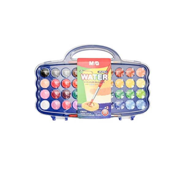 

Cat Air M&G Mini Water Color Blocks 12+2c 30mm APL976L8 Perlengkapan Lukis melukis seni