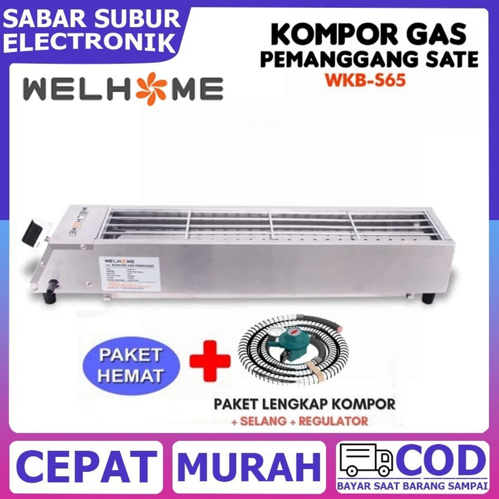 Welhome Kompor Pemanggang Grill Bbq WKB-S50 & WKB-S65