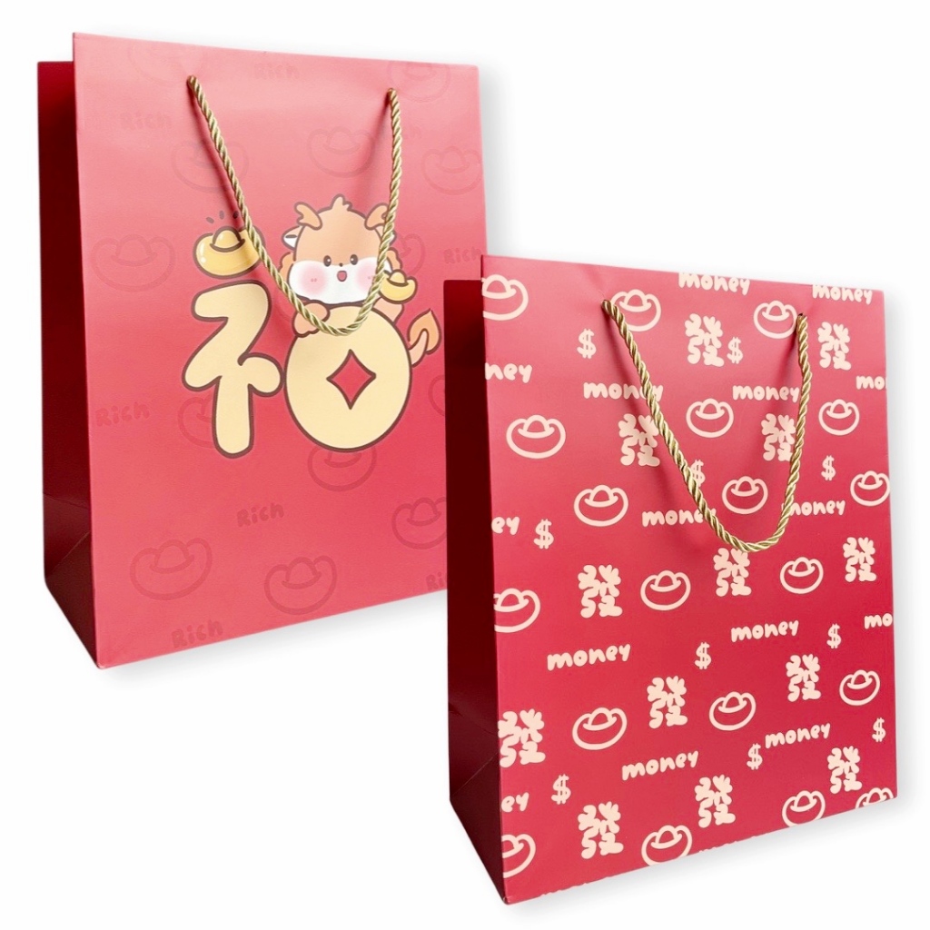 

Pinky Bee Kantong Kertas / Paper Bag Imlek Chinese New Year 32x26x12cm 68430800