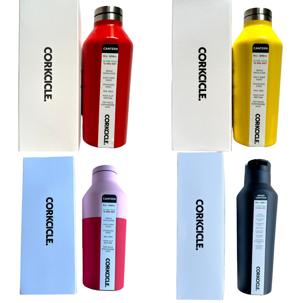 [SALE] CORKCICLE Canteen Tumbler 9oz 270ml 16oz 470ml 25oz 740ml