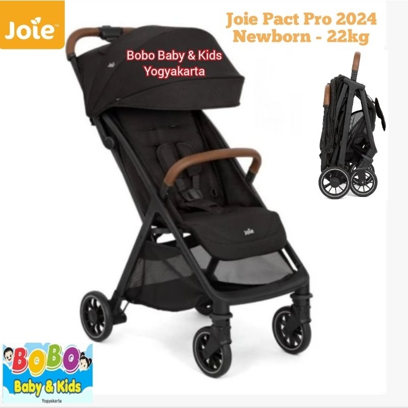 Stroller Joie Pact Pro 2024 Newborn up to 22kg with Raincover, Bag, Adaptor Kereta Dorong Bayi Joie 