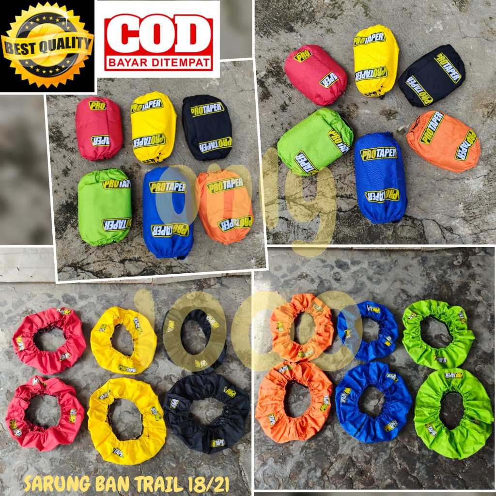 TUTUP BAN TRAIL 18 21 SARUNG COVER PELINDUNG RODA UNIVERSAL TRAIL SUPERMOTO MOTOCROSS