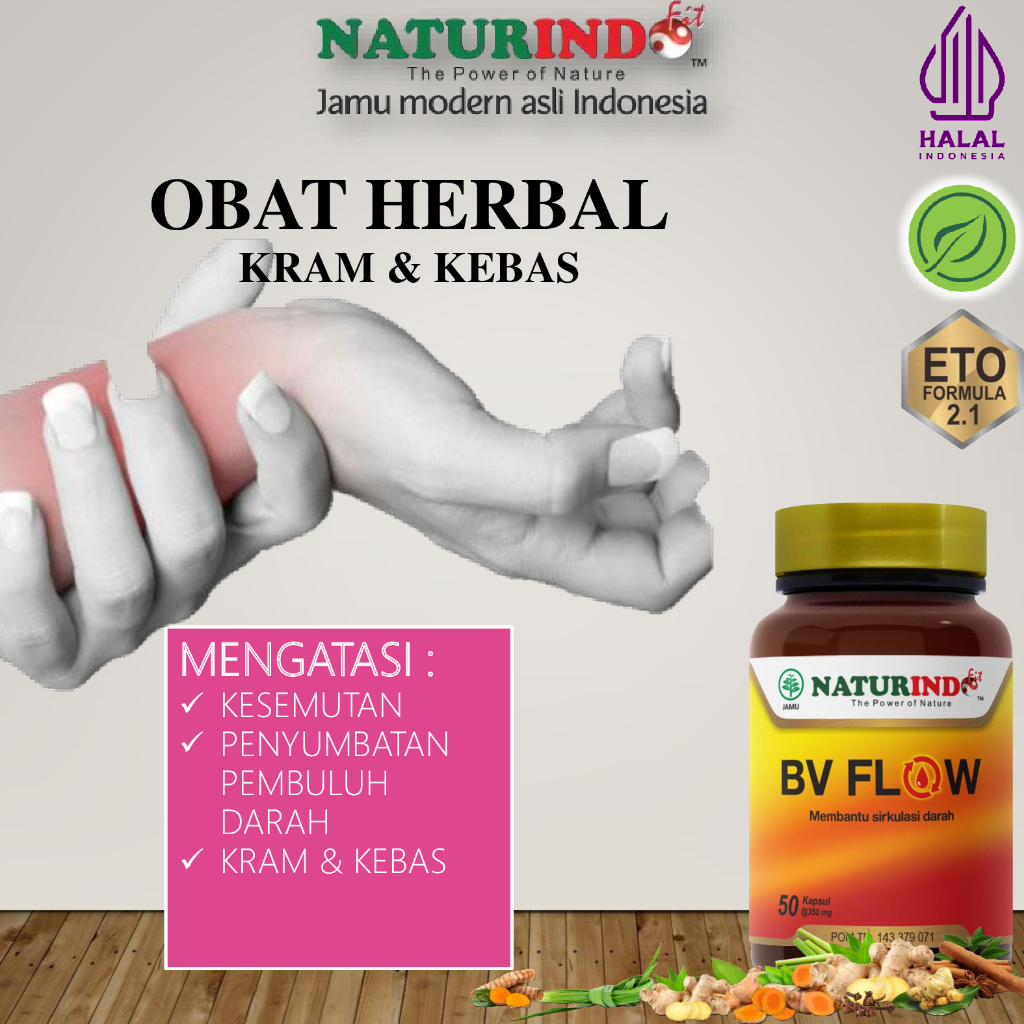 Obat Herbal Mengatasi Kram Kebas Kesemutan
