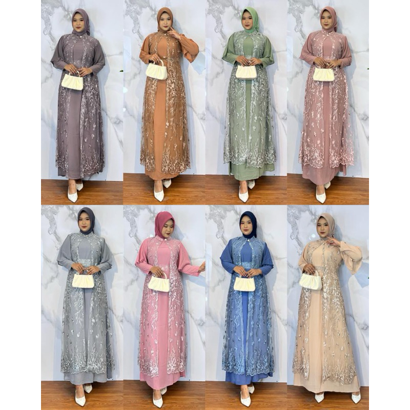 Gamis 2in1 Outer Tali