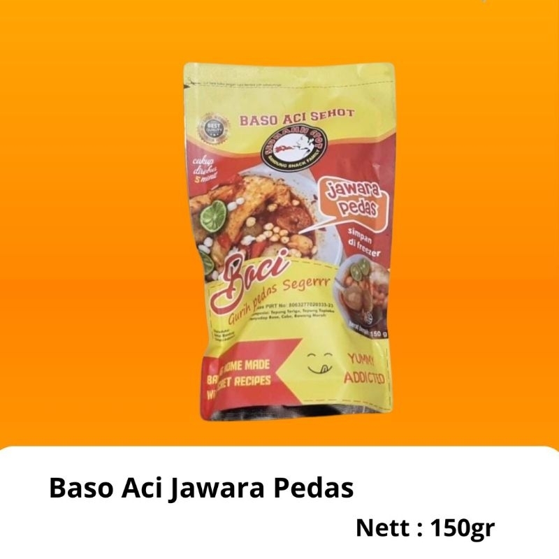 

Baso Aci Sehot Boci Jawara Pedas 150 gr