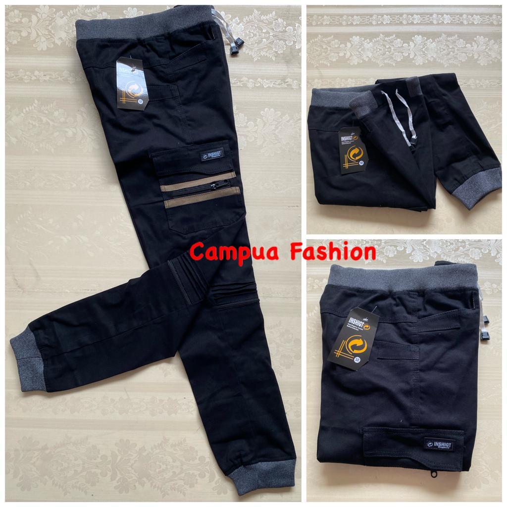Celana Joger Pria / Celana Kargo Joger Pria / Celana Rip Jogger Katun Stretch Pria / Celana Rib Jogg