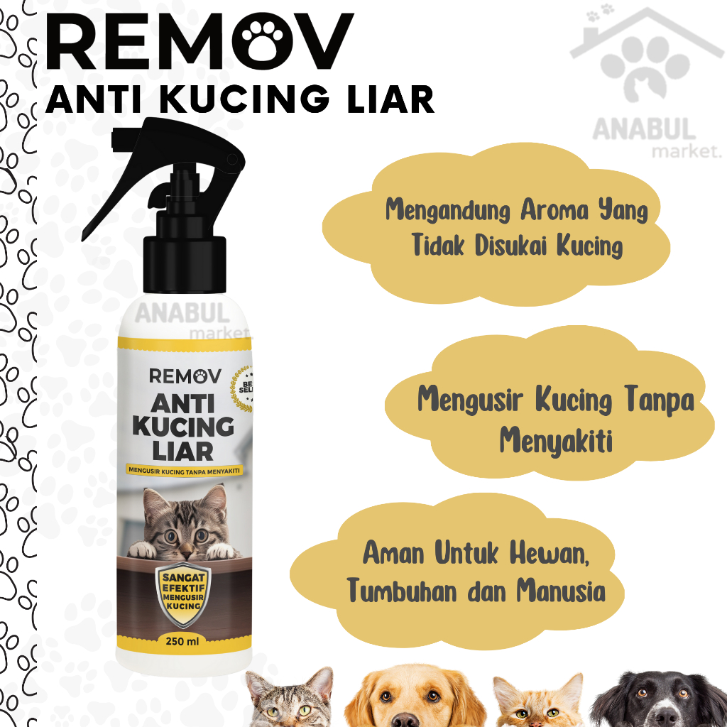 Remov Anti Kucing Liar Cegah Hewan Pup Pipis Sembarangan