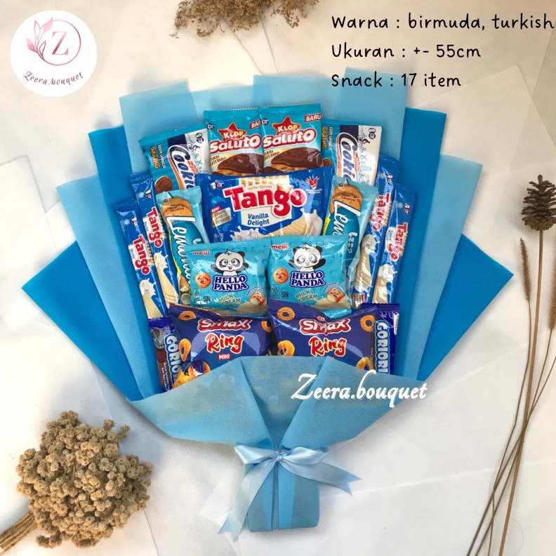 

Mall B12 Buket snackbucket snacksnack bouquet INCLUDE packing kartu ucapan