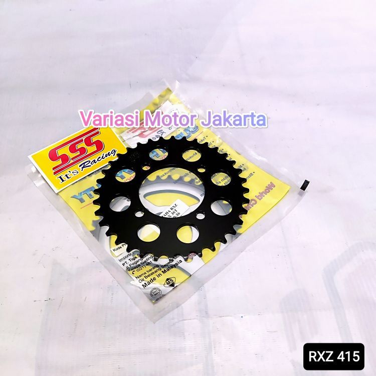 Gear Belakang SSS Jupiter Z Rx King 415 Hitam