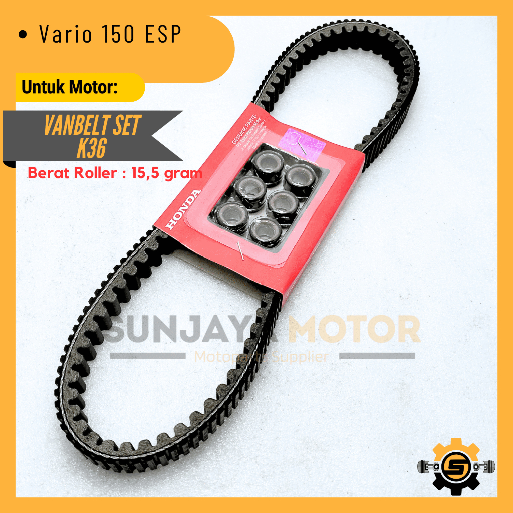 Vanbelt Assy K36 Sabuk Belt CVT Kualitas Original Honda Vario 150 ESP Vario 150 LED VBelt Fanbelt Pa