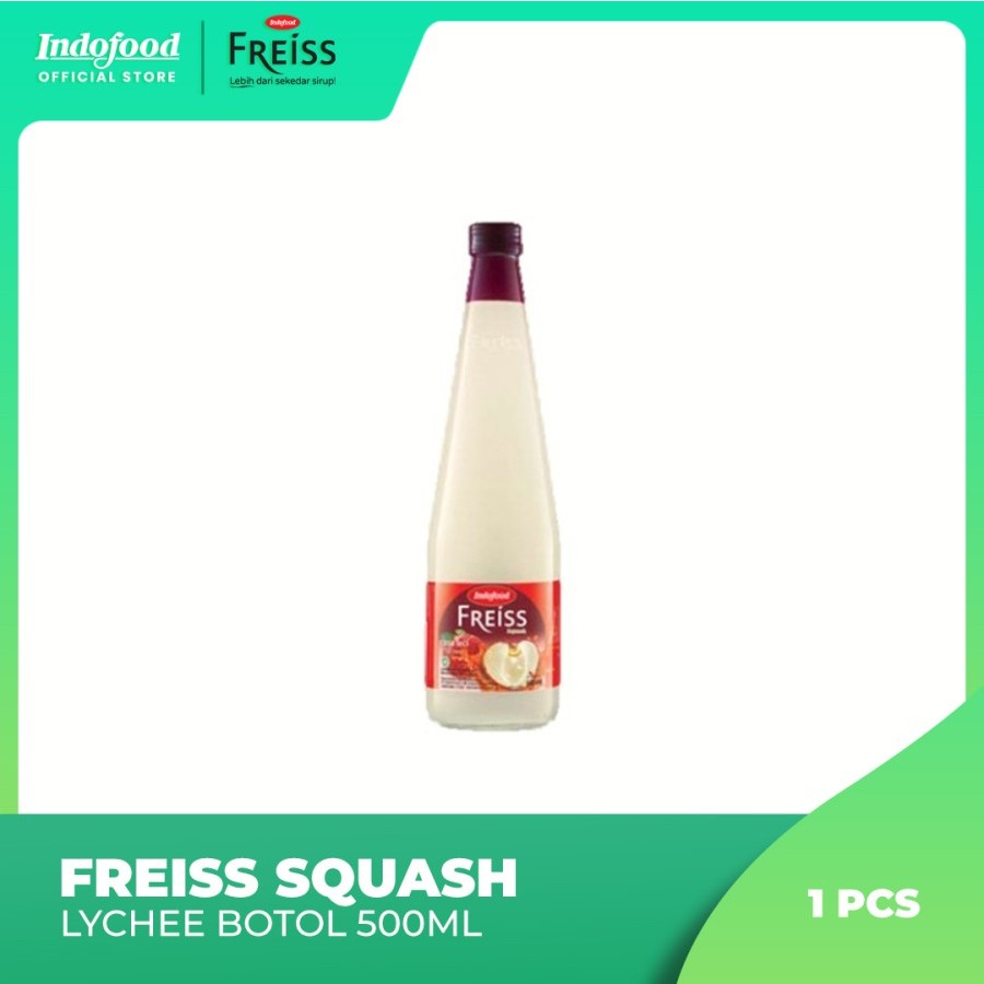 Sirup Indofood Freiss Squash Leci Jeruk 460ml