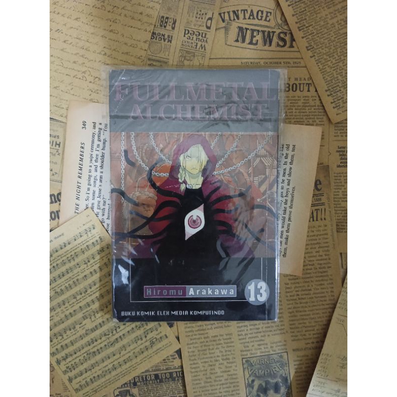Komik Fullmetal Alchemist Bekas