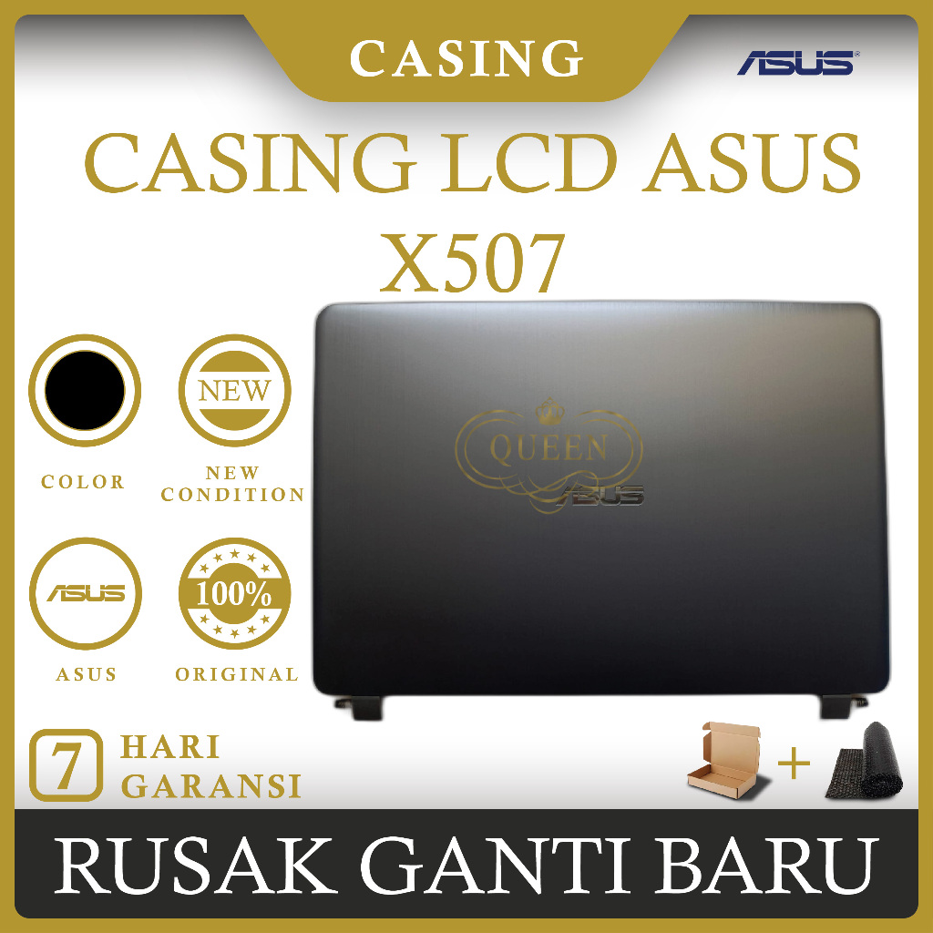 CASING COVER LCD LAPTOP ASUS X507 ORIGINAL