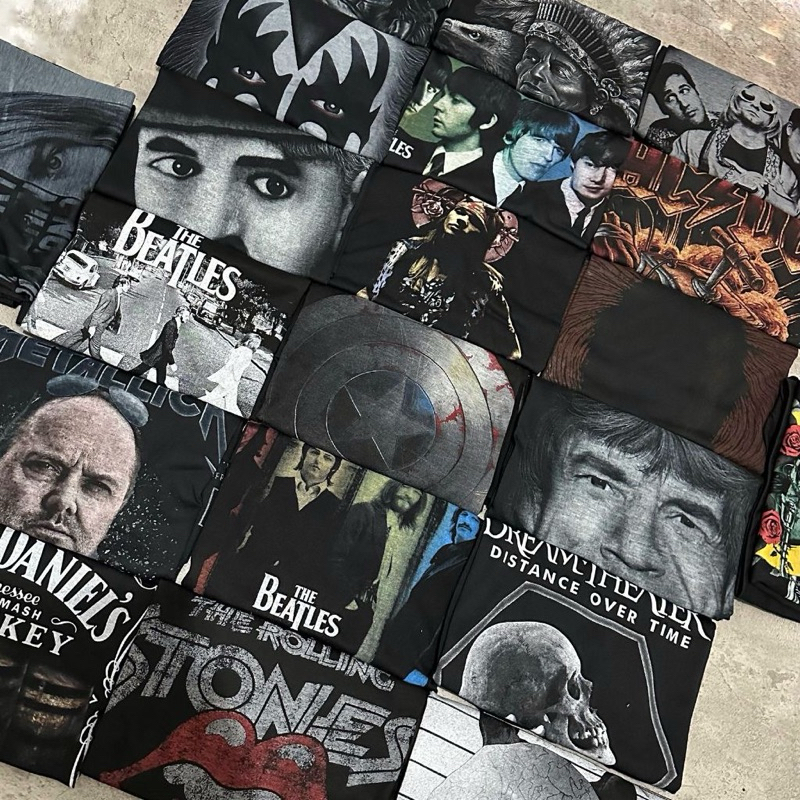 PROMO ( 100RB Dapat 4 KAOS DISTRO PRIA ) Kaos Distro Dewasa Pria Motif Band Samurai Pria & Wanita Ba