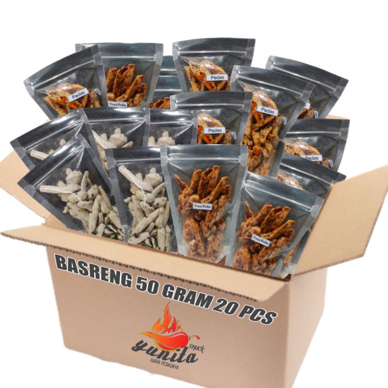 

1212 Brands Festival Basreng Daun Jeruk kemasan 5 gram 2 pcs buruan