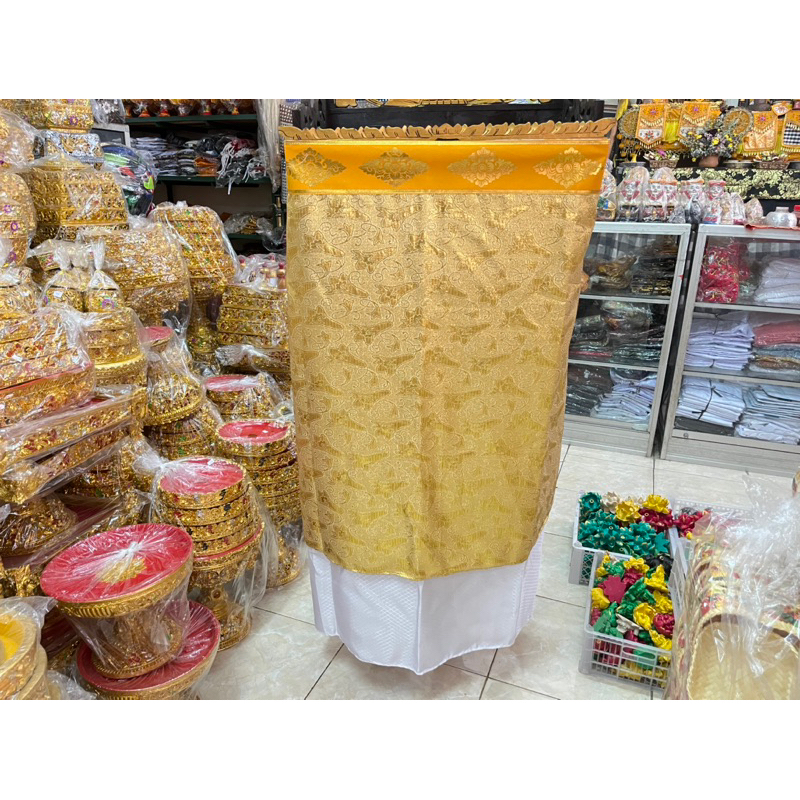 Wastra Merajan putih kuning singapur kaloke dan singapur baru