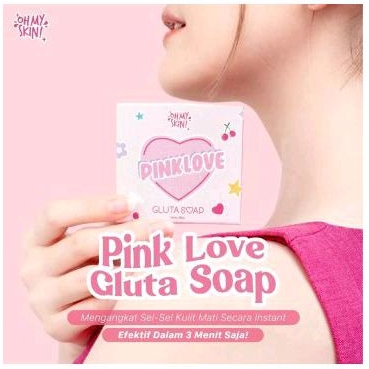 sabun pink love ohmyskin sabun cinta ohmyskin pink love gluta soap ohmyskin