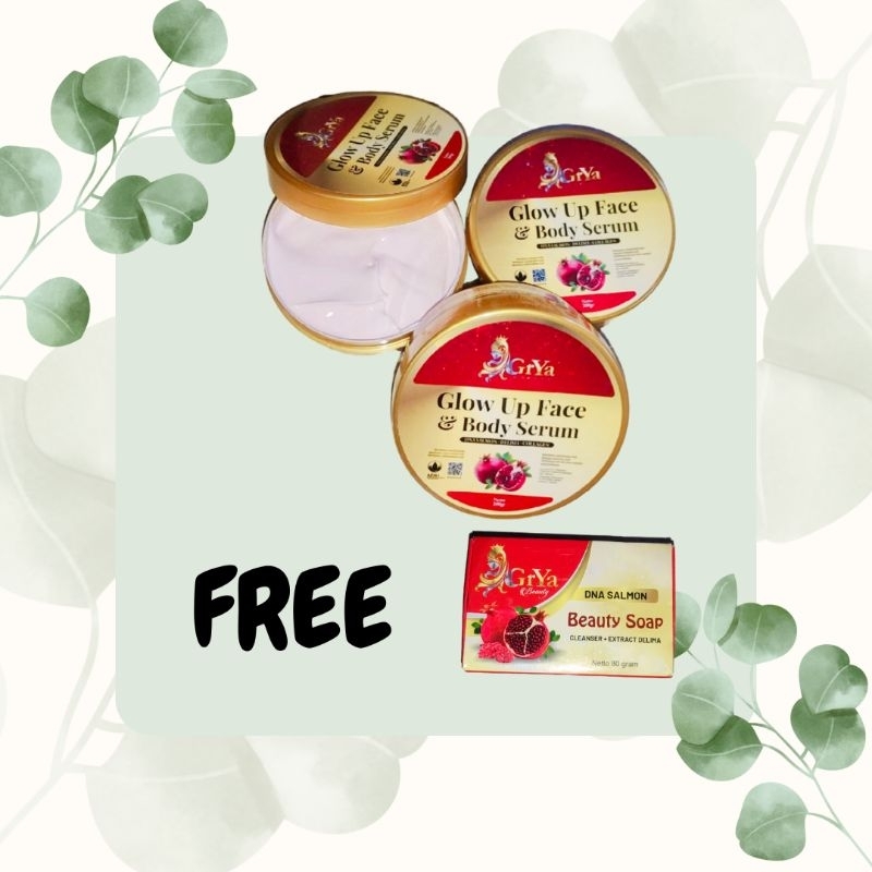 FREE SABUN Grya Beauty Face &  Body Serum DNA Salmon