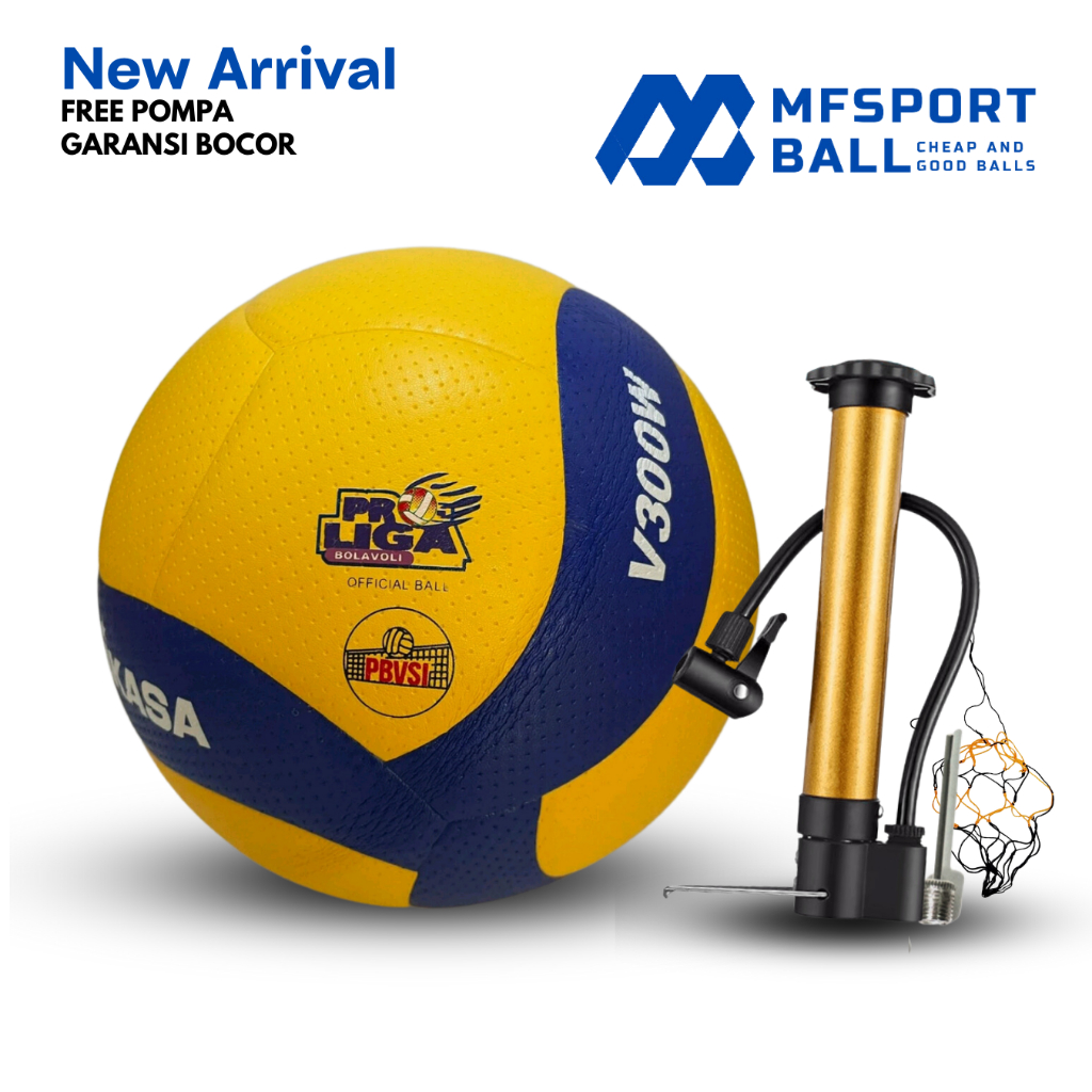 BOLA VOLI MIKASA V300W SUPER PREMIUM EMPUK BINTIK / BOLA VOLI MIKASA V300W / BOLA VOLI MIKASA