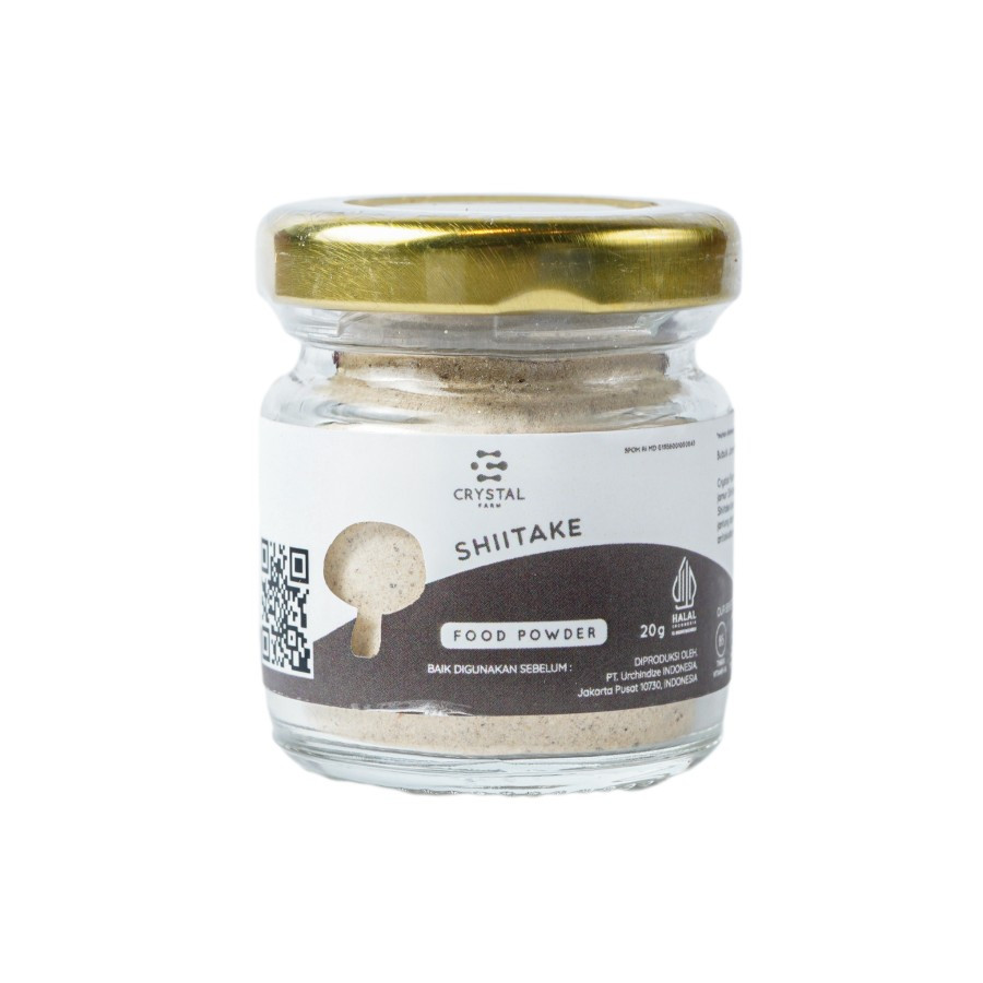 

Crystal Farm | Shiitake Mushroom Food Powder 20gr / Bubuk Kaldu Jamur