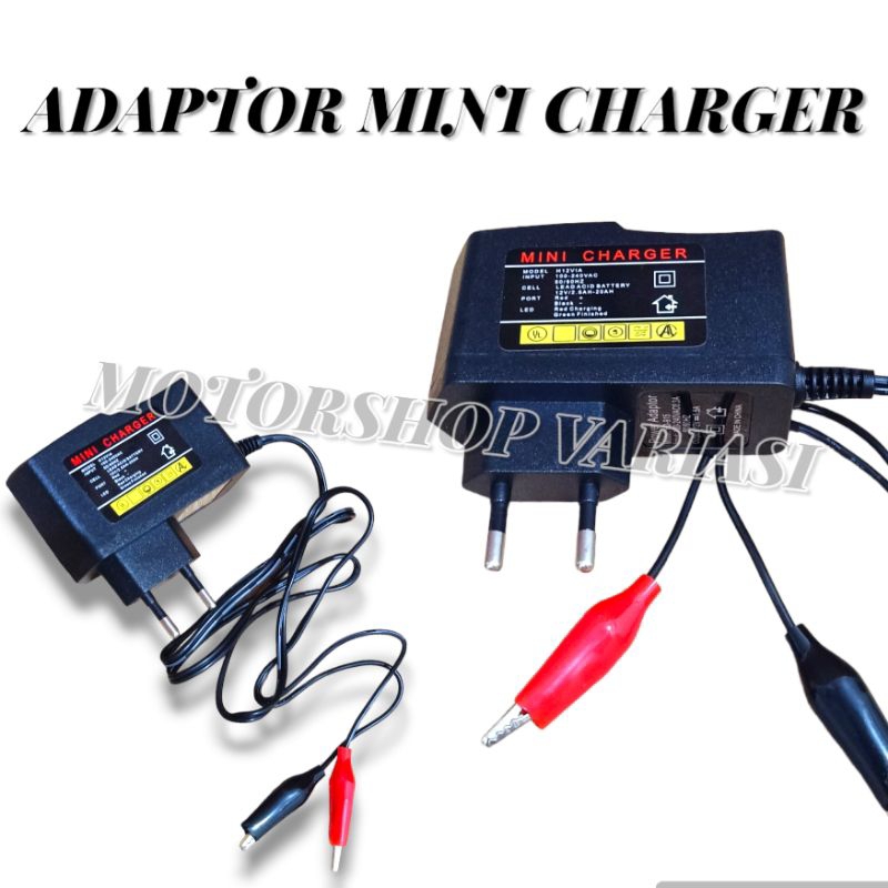Adaptor Tester Mini / Adaptor Charger Aki / Charger Aki mini 12Volt
