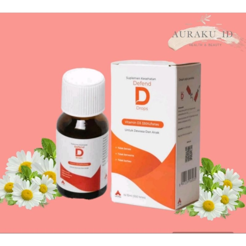 Defen D Drop Vitamin D3 Tetes untuk Bayi dan Anak