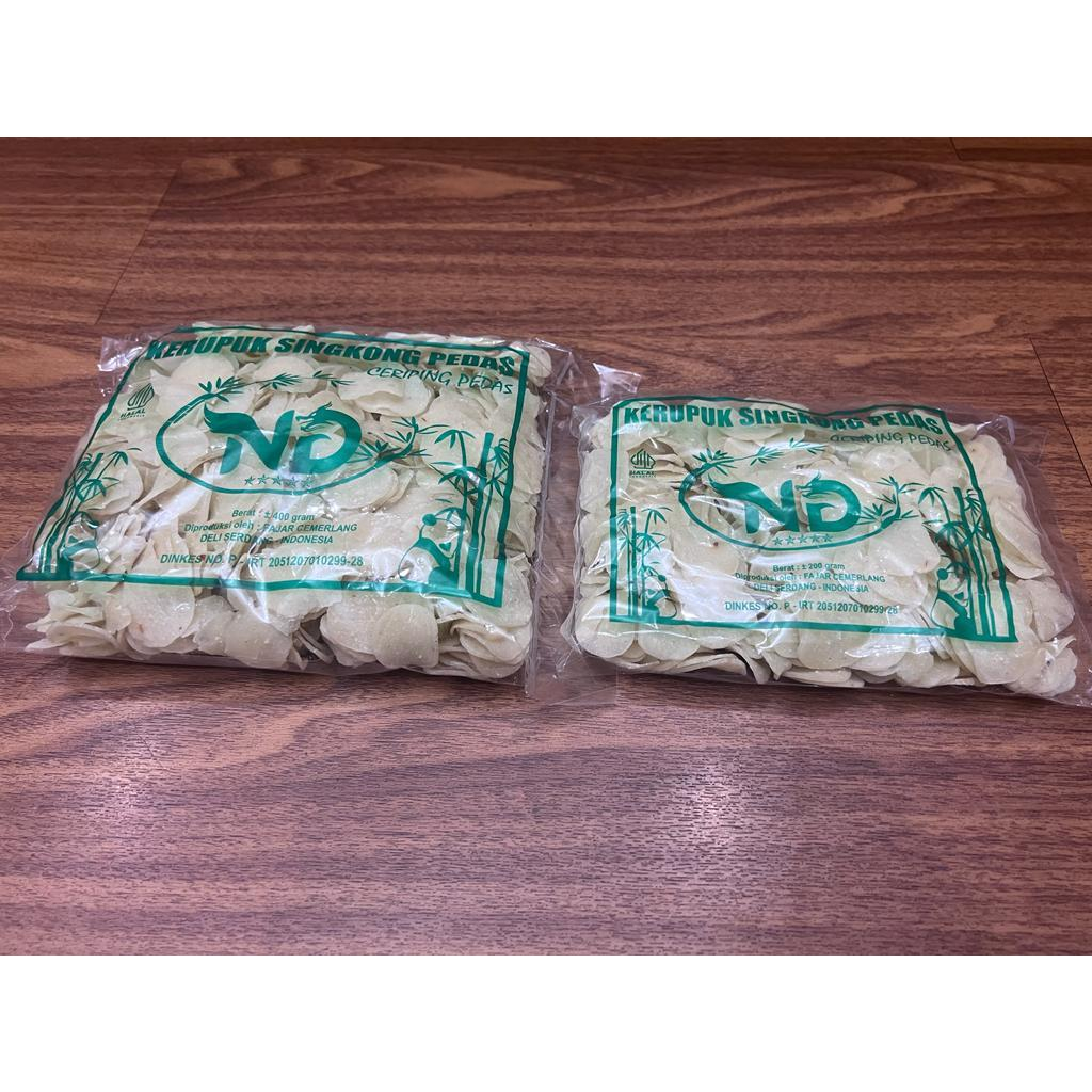 

Kerupuk Ceriping Pedas atau Singkong Kemasan 200gr & 400gr