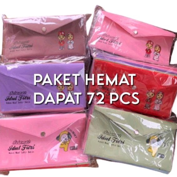 

(DAPAT 72PCS) DOMPET AMPLOP/DOMPET LEBARAN KANCING (Besar)