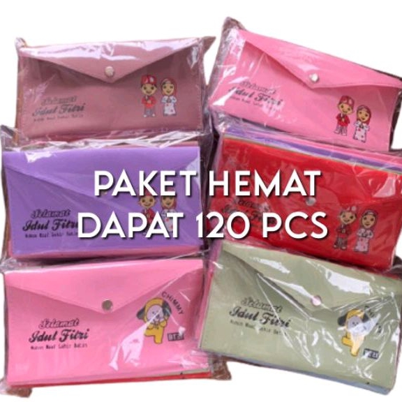 

[DAPAT 120PCS] DOMPET AMPLOP LEBARAN/DOMPET LEBARAN KANCING (Besar)