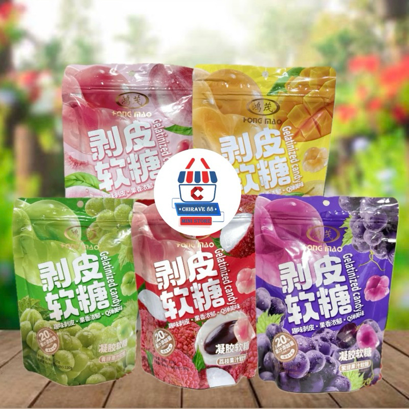 

[NEW] Hong Mao Gelatinized Candy Soft Candy Pouch - Jeli Kupas - Permen Jeli Lunak Aneka Rasa 120g