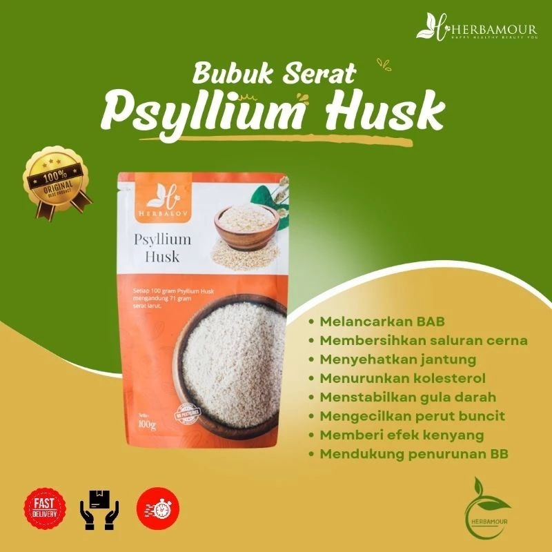 

1212 sale PSYLLIUM HUSK SENA HERBALOV TINGGI SERAT ALAMI PEMBERSIH USUS 1GR