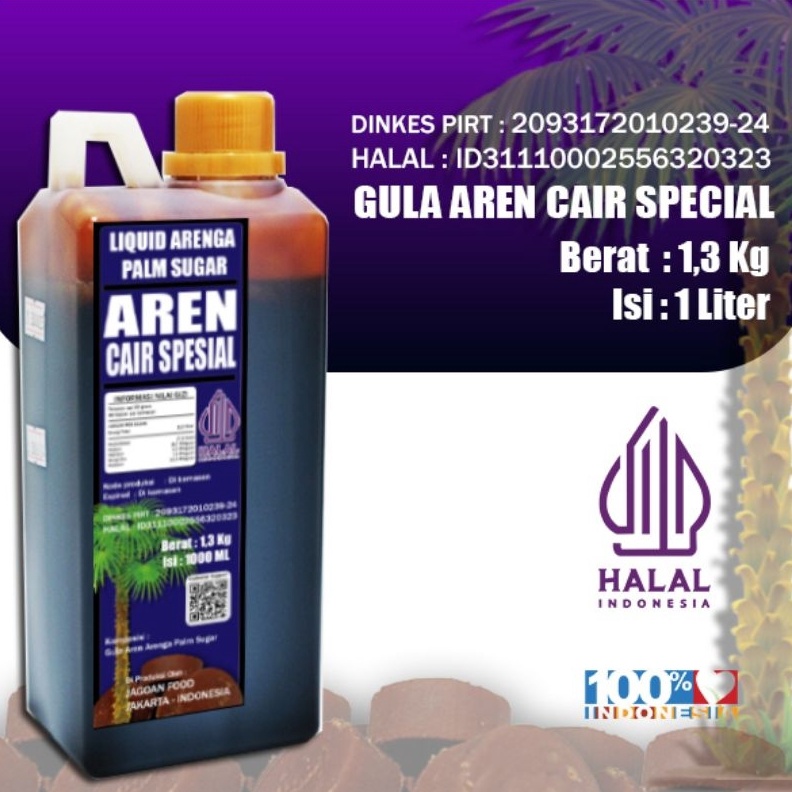 

1212 COD GULA AREN CAIR SPECIAL MIX PREMIUM QUALITY UNTUK KOPI TEH SUSU BROWN SUGAR GULA MERAH buruan