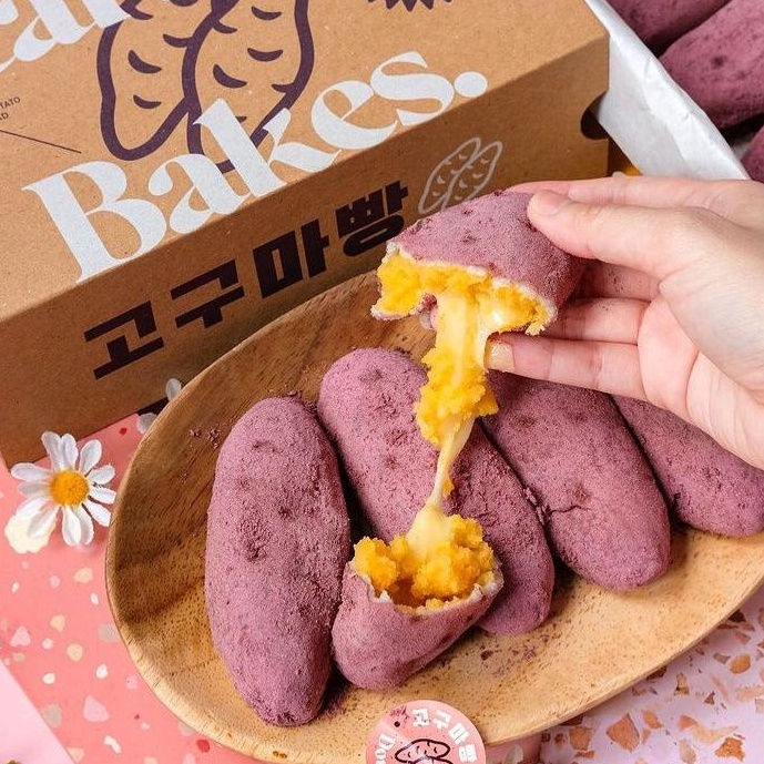 

Terlaris Today Carlino Bakes Korean Sweet Potato Bread Roti Ubi Korea Premium Double Cheese