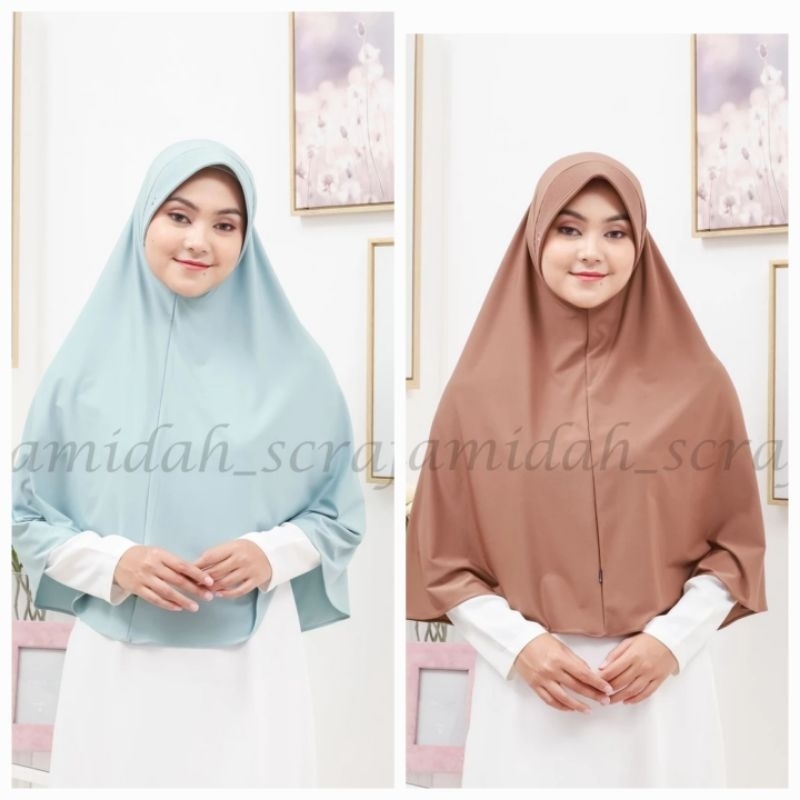 MC-Bergo Hamidah Pet Bordir Jumbo Size XL (Ori)