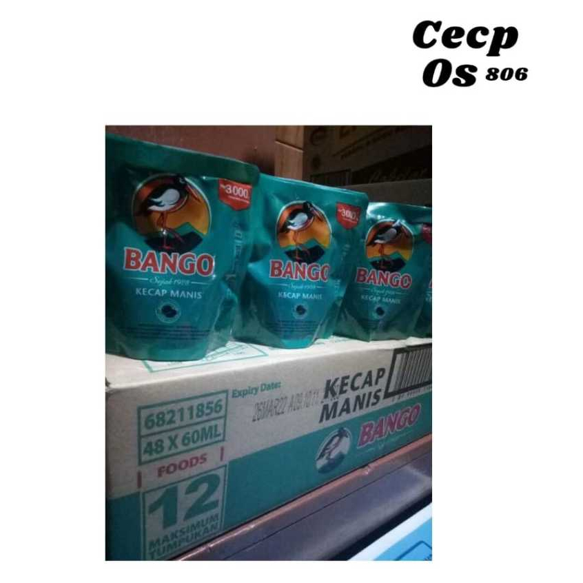 

Kecap Bango 3000 - 59 ml (1 paket isi 10) /cexpos