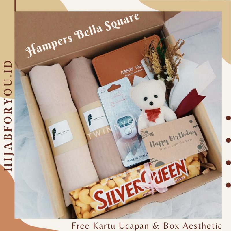 

COD Kado Cewek Hadiah Hampers Giftbox Hijab Segi Empat Ulang Tahun Wisuda Anniversary serbuuu