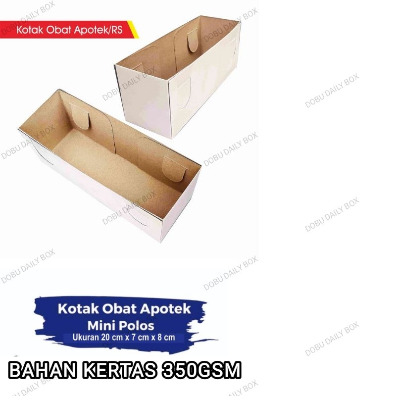 

KARDUS BOX KOTAK PENYIMPANAN TEMPAT OBAT APOTEK DAN RUMAH SAKIT 20x7x8