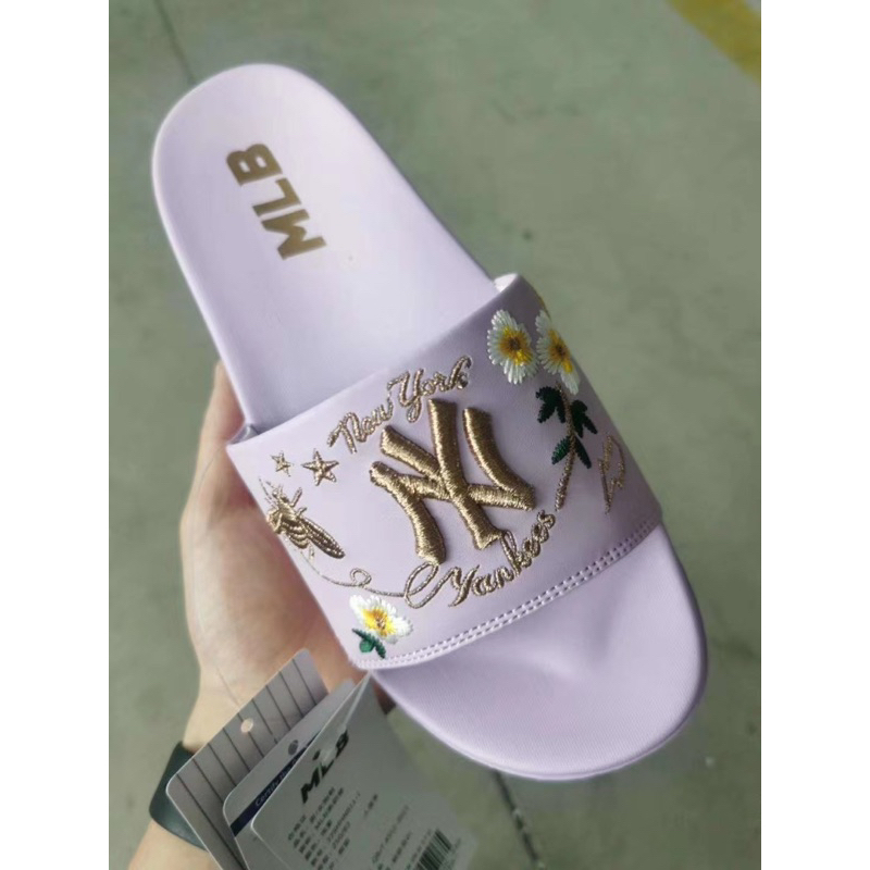 SANDAL MLB YANKEES /ORIGINAL /Purple /White Gold