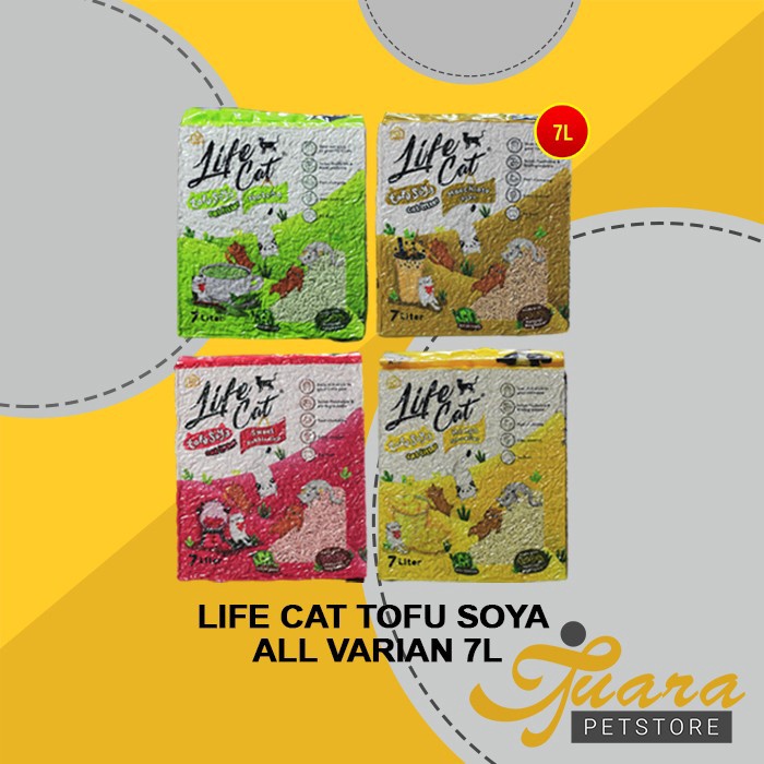 1212 Brands Festival Pasir Kucing Gumpal Wangi Life Cat tofu soya 7 Litter grosir