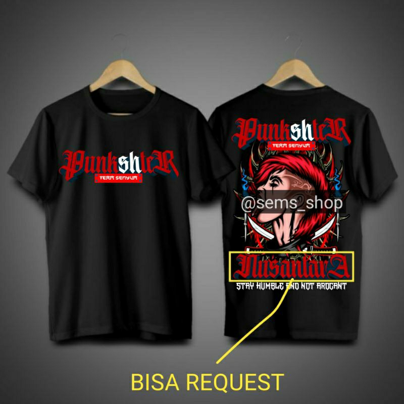[11A] KAOS DISTRO PSHT PUNKSHTER NUSANTARA/KAOS PSHT TERBARU/KAOS SH PUNKSHTER/NUSANTARA 4/KAOS PSHT