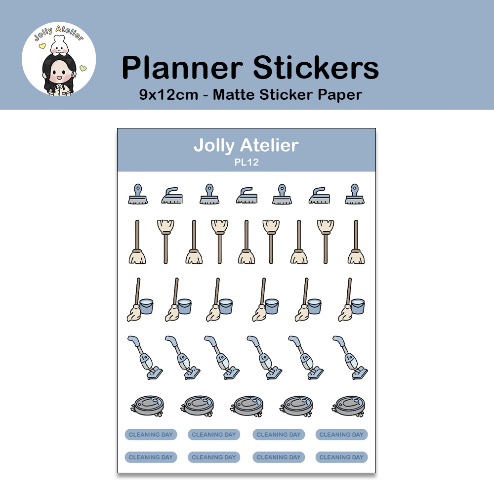 

Cleaning Stickersheet | Jurnal Deco Sticker [jollyatelier_]