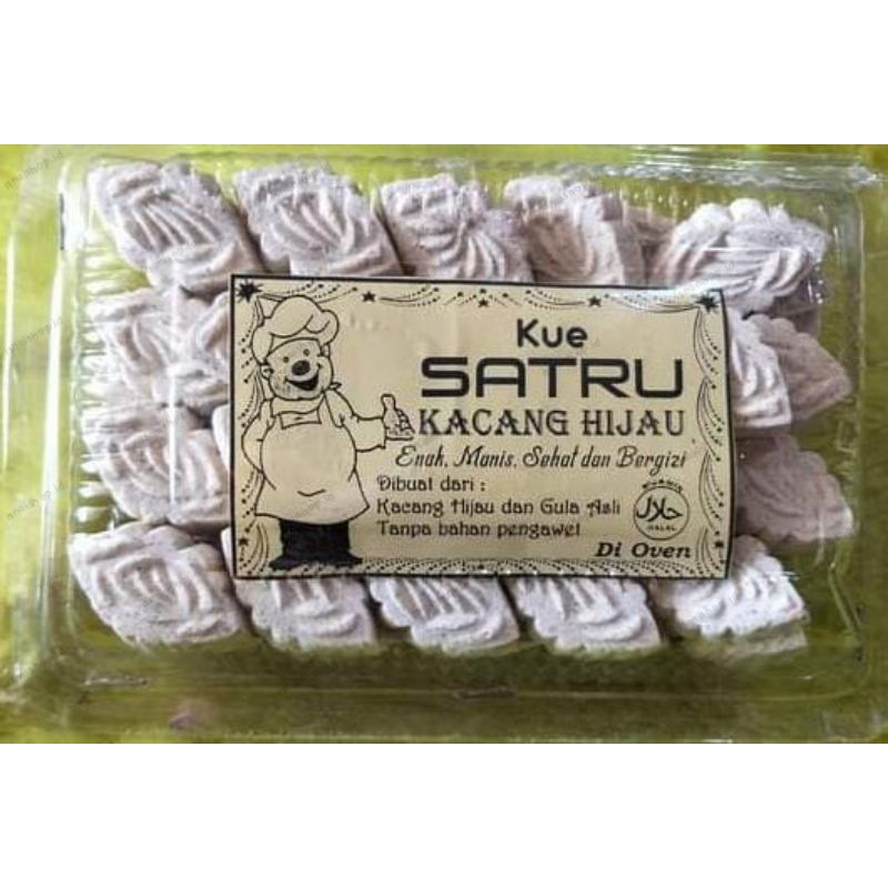 

kue satru kacang hijau 500 gram