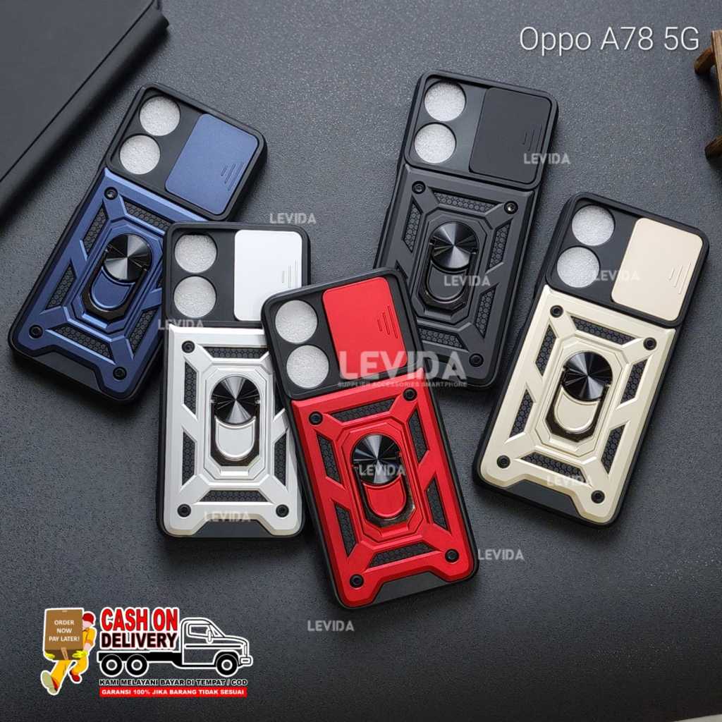 Oppo A78 5G Oppo A53 2020 Oppo A33 2020 Oppo A7 Oppo A5s Oppo A12 Oppo A11k Case ARMOR SLIDE PROTECT