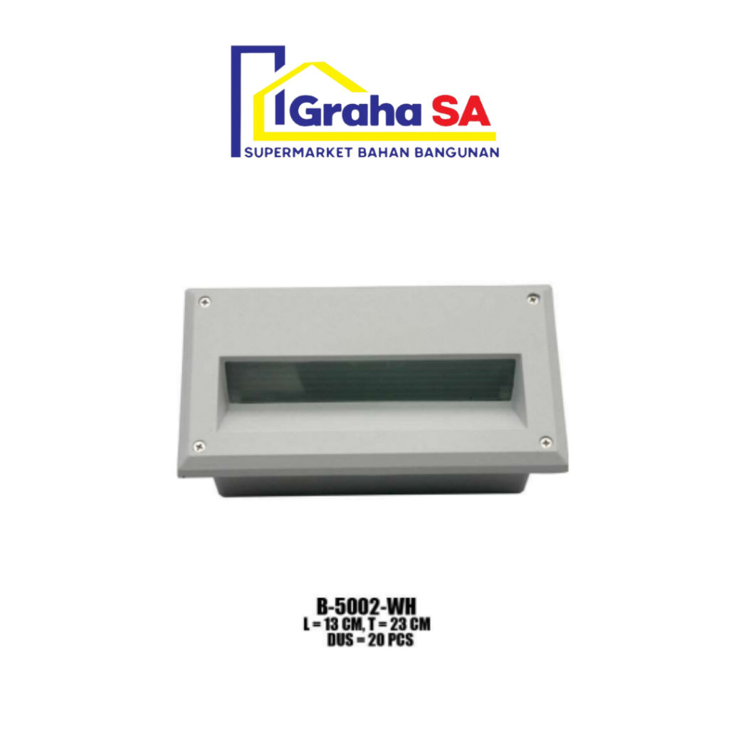 LUMINA LAMPU DINDING B 5002 WH